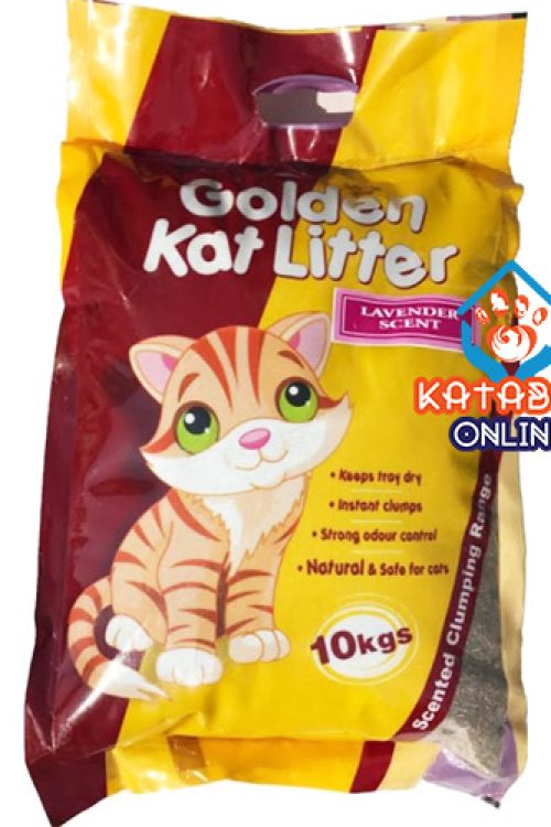 Golden Kat Cheapest Clumping Cat Litter Lavender Flavour 10kg