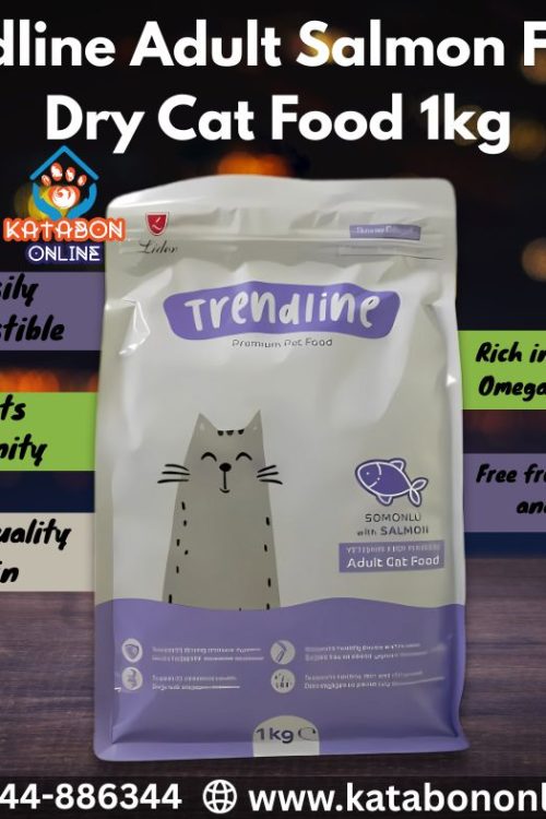 Trendline Adult Cat Food Salmon 1kg
