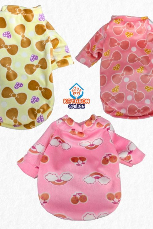 Full Sleeve Premium Printed Cat & Puppy Dress / Sweater